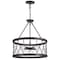Cwi Lighting Amazon 5 Light Drum Shade Chandelier With Gun Metal Finish 9966P23-5-242-A - alternate 1